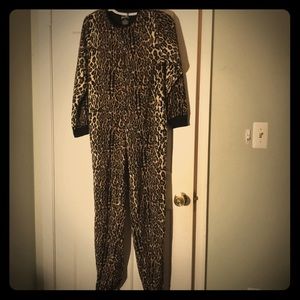 Nick & Nora Adult Leopard Onesie